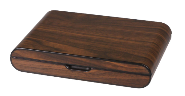 Humidor" Walnuss Dekor matt" für ca. 10 Zigarren